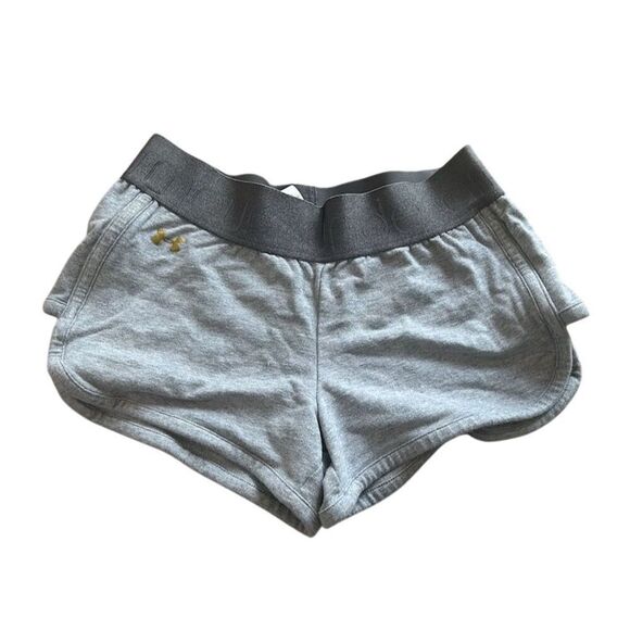 Under Armour Women's XS Gray Athletic Shorts Running Gym Activewear - Picture 1 of 8